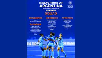 Photo of Indian Women’s Hockey Team Announces 24-Member Squad for Argentina Tour