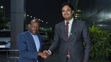 Photo of St. Kitts & Nevis Foreign Minister Denzil Douglas Arrives in New Delhi