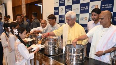 Photo of LG Manoj Sinha Lays Foundation Stone For Akshaya Patra’s Centralised Kitchen Facility In Katra, J&K