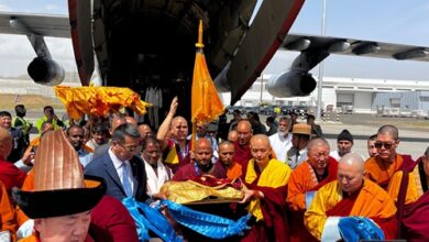 Photo of Indian Air Force Airlifts Sacred Relics Of Lord Buddha To Mongolia
