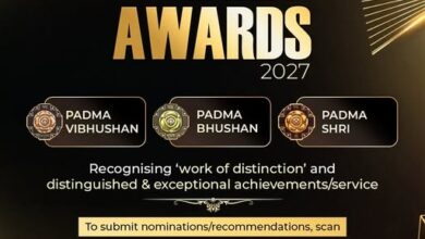 Photo of Nominations For Padma Awards 2027 Open Till July 31