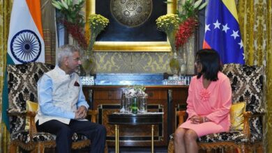 Photo of EAM Jaishankar Calls On Venezuela Acting President Delcy Rodríguez In New Delhi