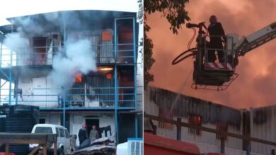 Photo of Fire Breaks Out Near Udyog Bhawan In New Delhi, Brought Under Control