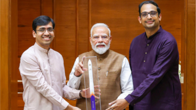Photo of PM Modi Interacts With Skyroot Aerospace Founders After Vikram-1 Success