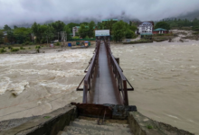 Photo of Jhelum River Water Level Remains Above Normal In Kashmir Valley