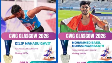 Photo of Para Athlete Dilip Gavit Wins Gold, Mohammed Basil Morssinganakath Claims Silver At Commonwealth Games