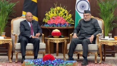 Photo of Zanzibar President Dr Hussein Ali Mwinyi Meets VP Radhakrishnan In New Delhi