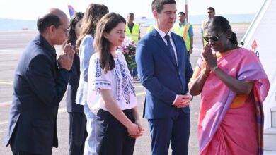 Photo of President Droupadi Murmu Arrives In Republic Of Moldova