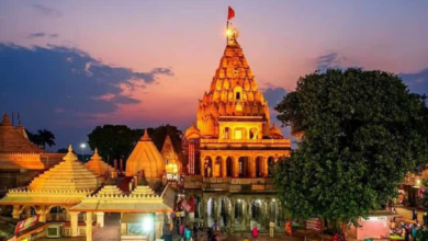 Photo of Large Number Of Devotees Visit Ujjain’s Mahakal Temple On Fourth And Final Monday Of Shravan
