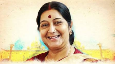 Photo of LS Speaker Om Birla, HM Amit Shah Pay Tribute To Former EAM Sushma Swaraj On Her Death Anniversary