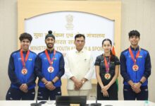 Photo of Sports Minister Dr Mansukh Mandaviya Felicitates World Junior Squash Championship 2026 Medallists In New Delhi
