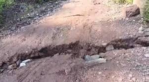 Photo of Land Subsidence In J&K’s Kheri Village Damages Around 12 Houses