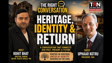 Photo of Heritage, Identity & Return | The Right Conversation with KOA President Uphaar Kotru Host #RohitBhat