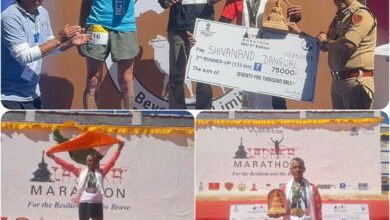 Photo of Army Veteran Capt Shivanand Dangwal Bags Two Podium Finishes in Ladakh