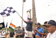 Photo of Puducherry LG K. Kailashnathan Flags Off Indian Coast Guard Beach-Cleaning Drive
