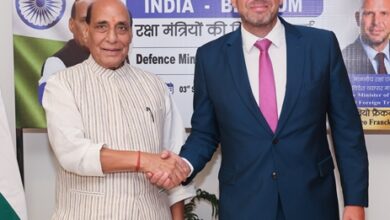 Photo of India, Belgium Share Warm & Long-Standing Relations Founded On Mutual Respect & Democratic Values: Defence Minister Rajnath Singh
