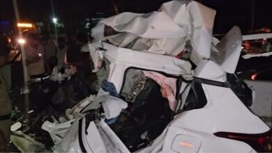 Photo of Eight Killed In Car-Lorry Collision In Thrissur District