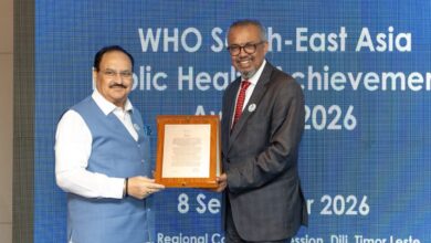 Photo of WHO Chief Dr Tedros Meets Union Health Minister JP Nadda, Hails India’s Health Gains