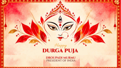 Photo of President Droupadi Murmu Extends Greetings On Durga Puja