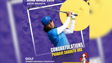 Photo of Pranavi Urs Becomes First Indian Woman Golfer To Win Gold Medal At Asian Games