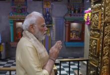 Photo of PM Modi Offers Prayers At Shree Vinayaka Temple In Sarojini Nagar, New Delhi